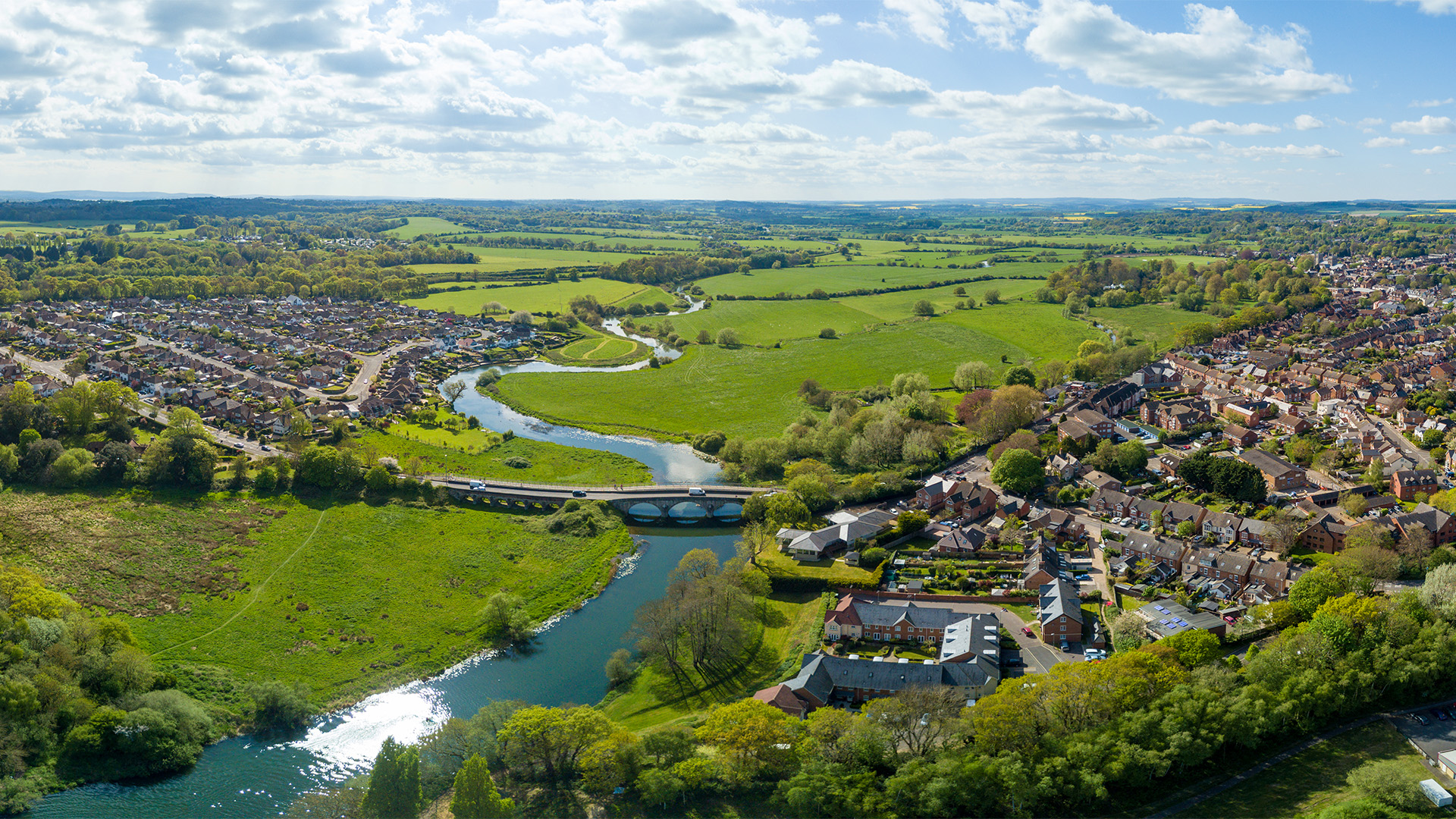 Fortitudo Property | Residential Developments | Wallace & Russel House, Upton Way, Broadstone, Poole, Dorset | Wimborne Aerial